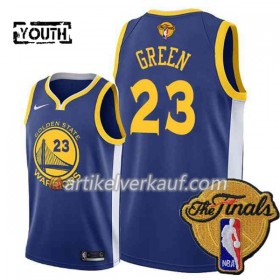 NBA Golden State Warriors Trikot Draymond Green 23 2018 Finals Patch Nike Blau Swingman - Kinder